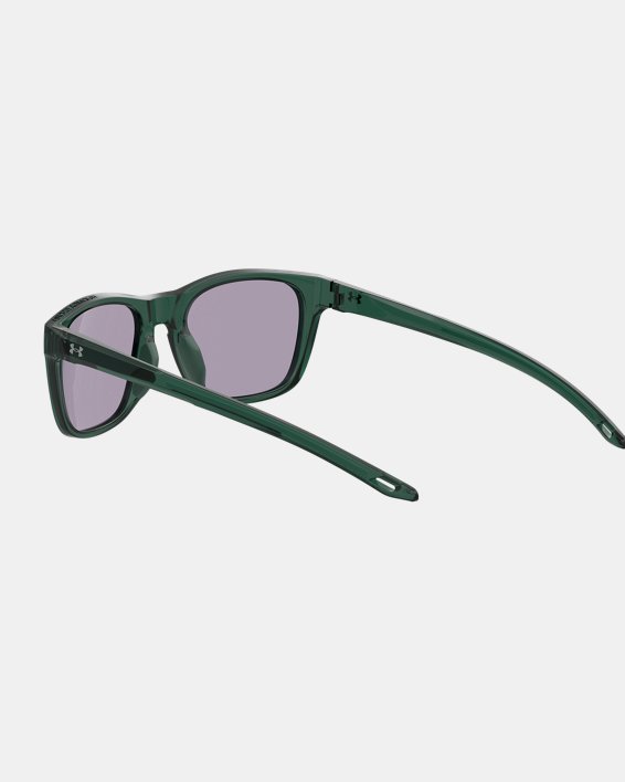 Unisex UA Raid Mirror Sunglasses, Green, pdpMainDesktop image number 4